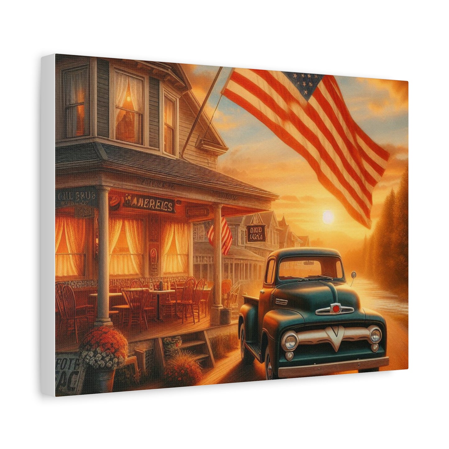 Timeless America Canvas – Classic & Patriotic Wall Art - Back To Stylish