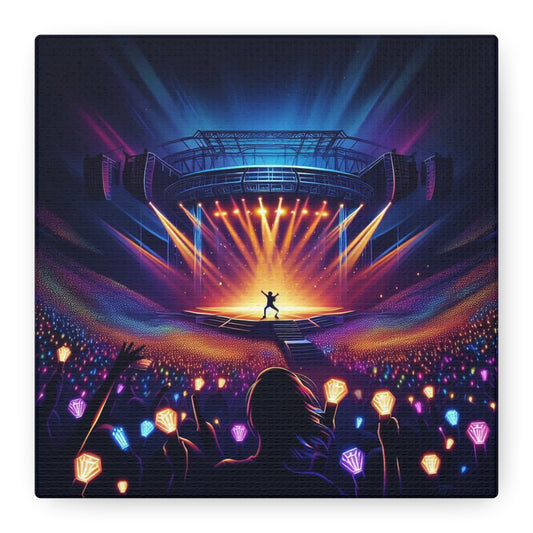 K-Pop Concert Lights Canvas – Electrifying & Fan-Inspired Wall Art - Back To Stylish