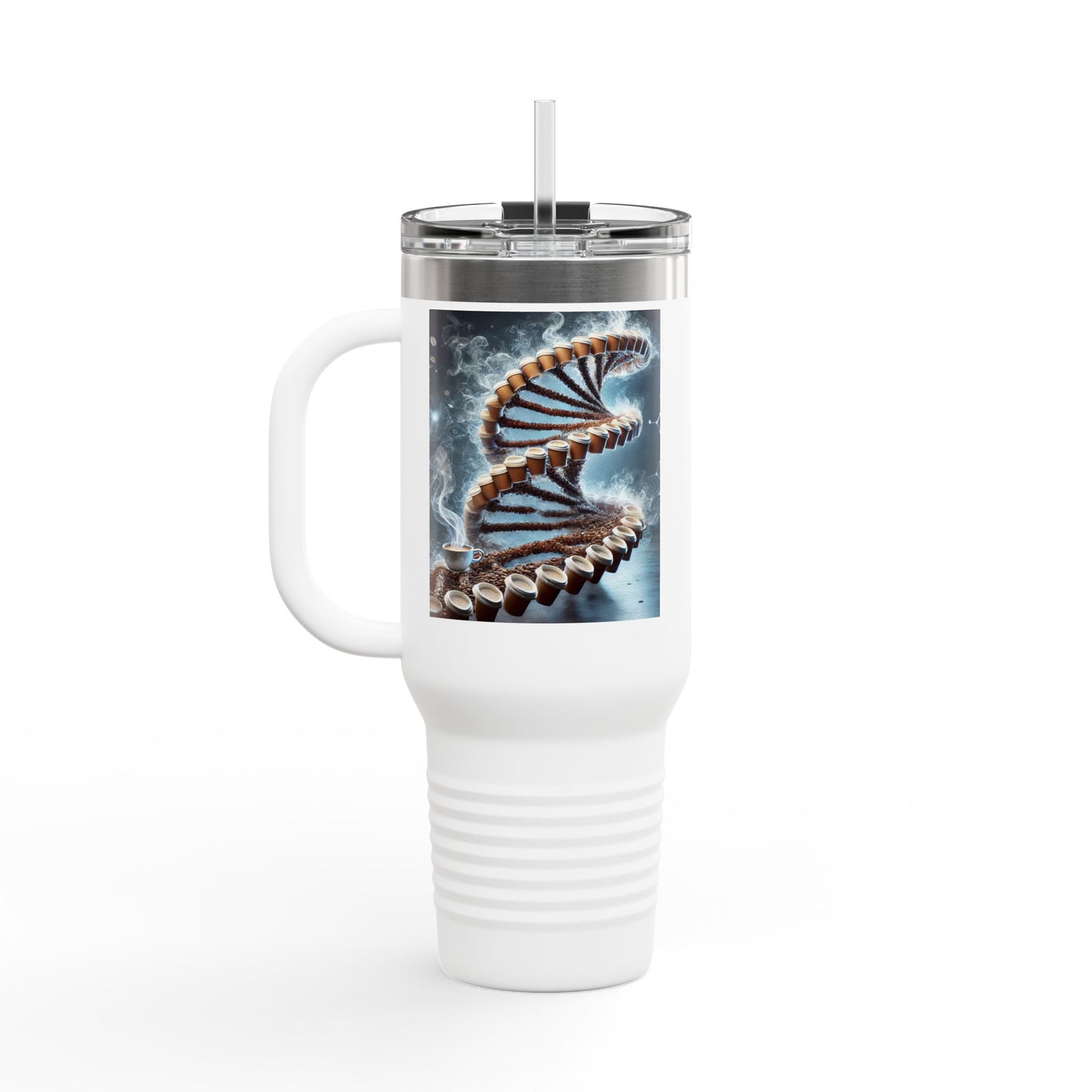 DNA Coffee Insulated Travel Mug – 40oz for Maximum Fuel - Back To Stylish