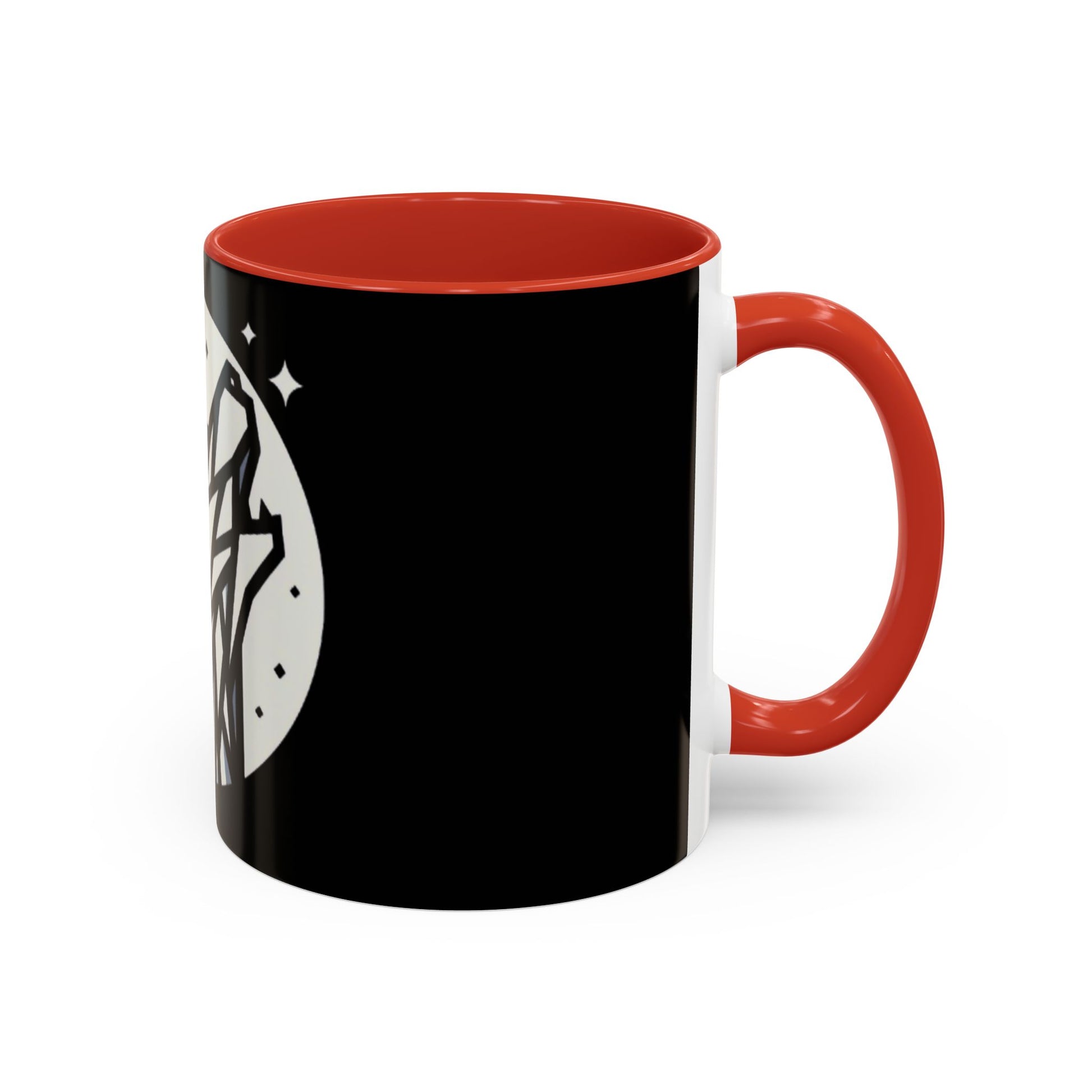 Geometric Howling Wolf Coffee Mug – Wild Spirit Moonlit Design - Back To Stylish