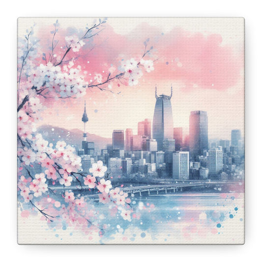 Seoul Skyline Canvas – Modern & Captivating Cityscape Art - Back To Stylish