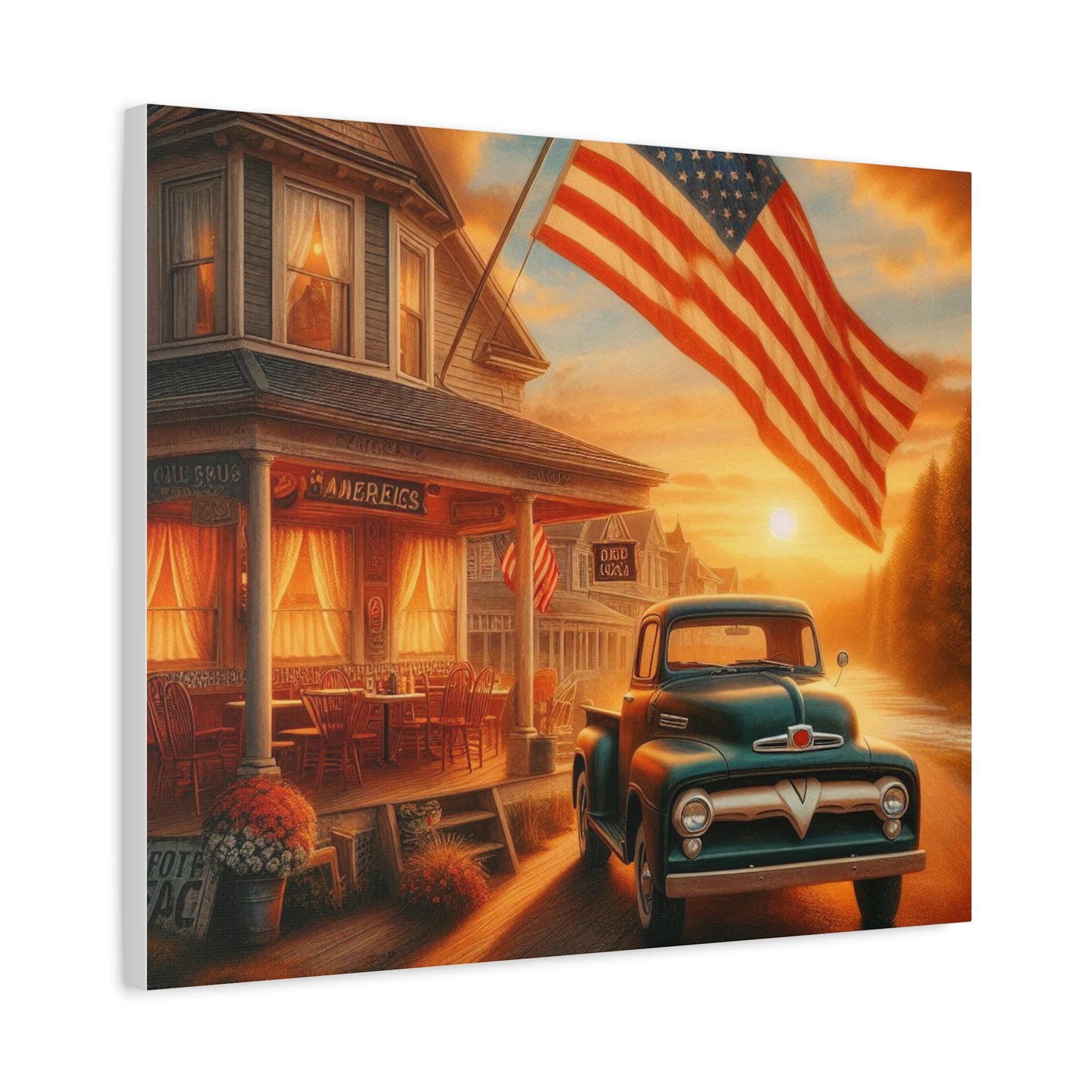 Timeless America Canvas – Classic & Patriotic Wall Art - Back To Stylish