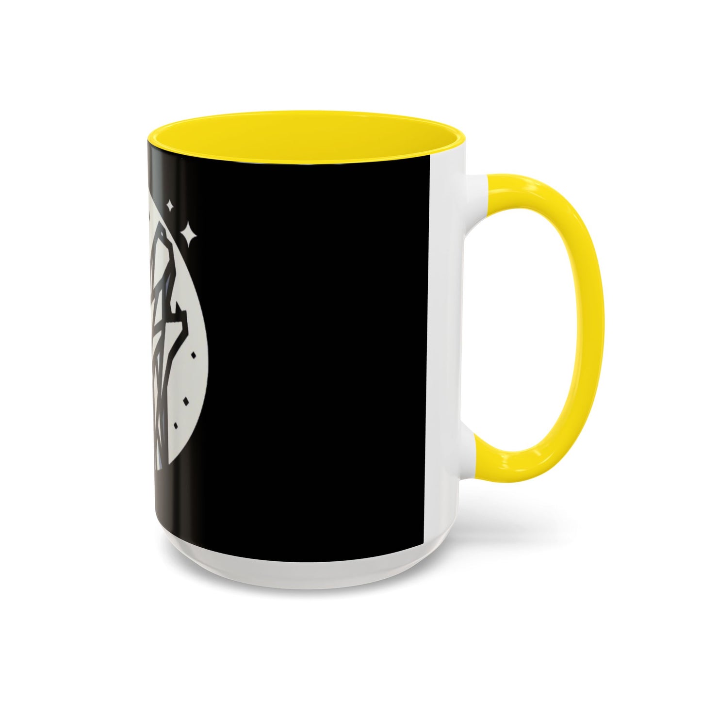 Geometric Howling Wolf Coffee Mug – Wild Spirit Moonlit Design - Back To Stylish