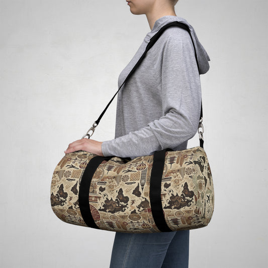 Wanderlust Warriors Duffel Bag – Adventure-Ready & Stylish - Back To Stylish