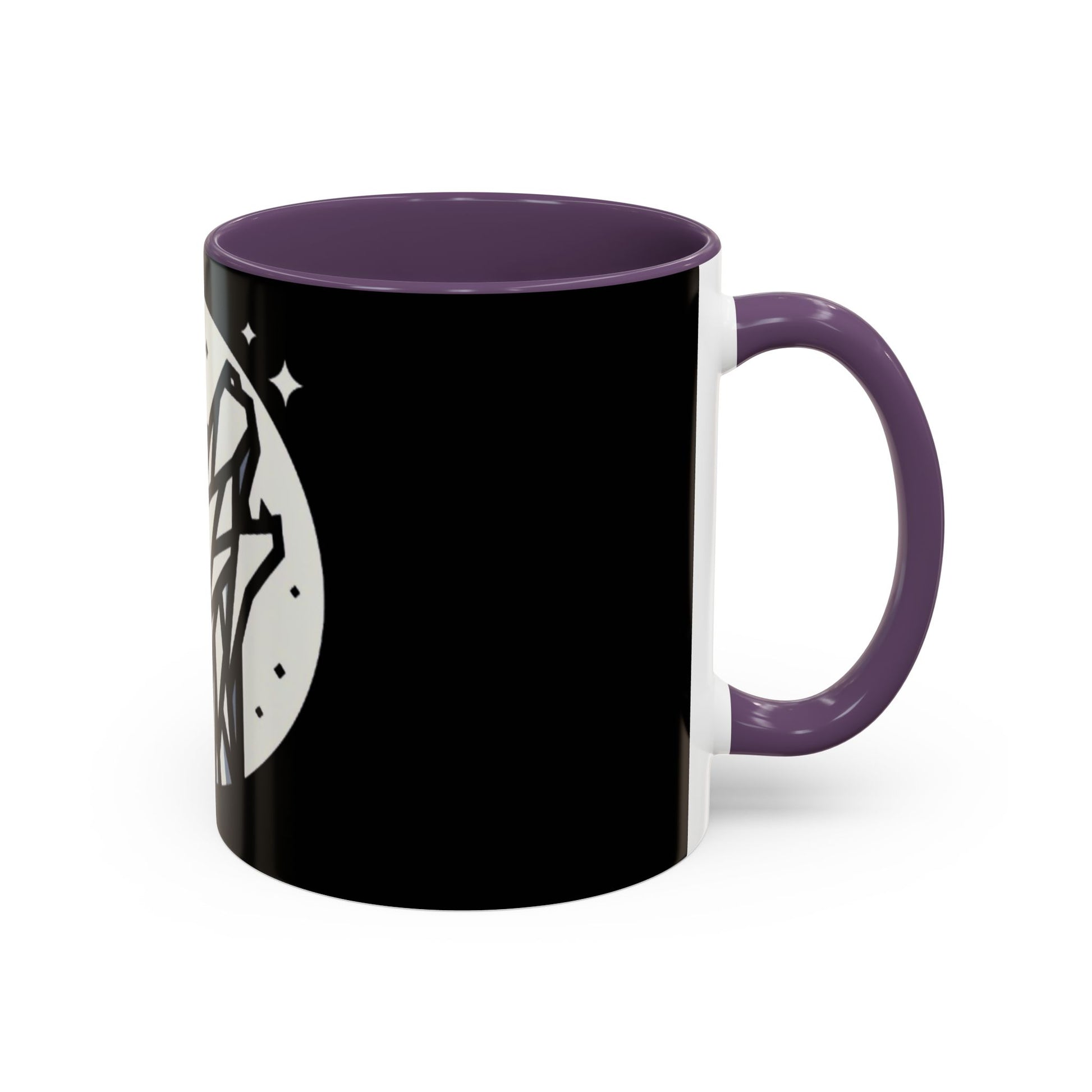 Geometric Howling Wolf Coffee Mug – Wild Spirit Moonlit Design - Back To Stylish