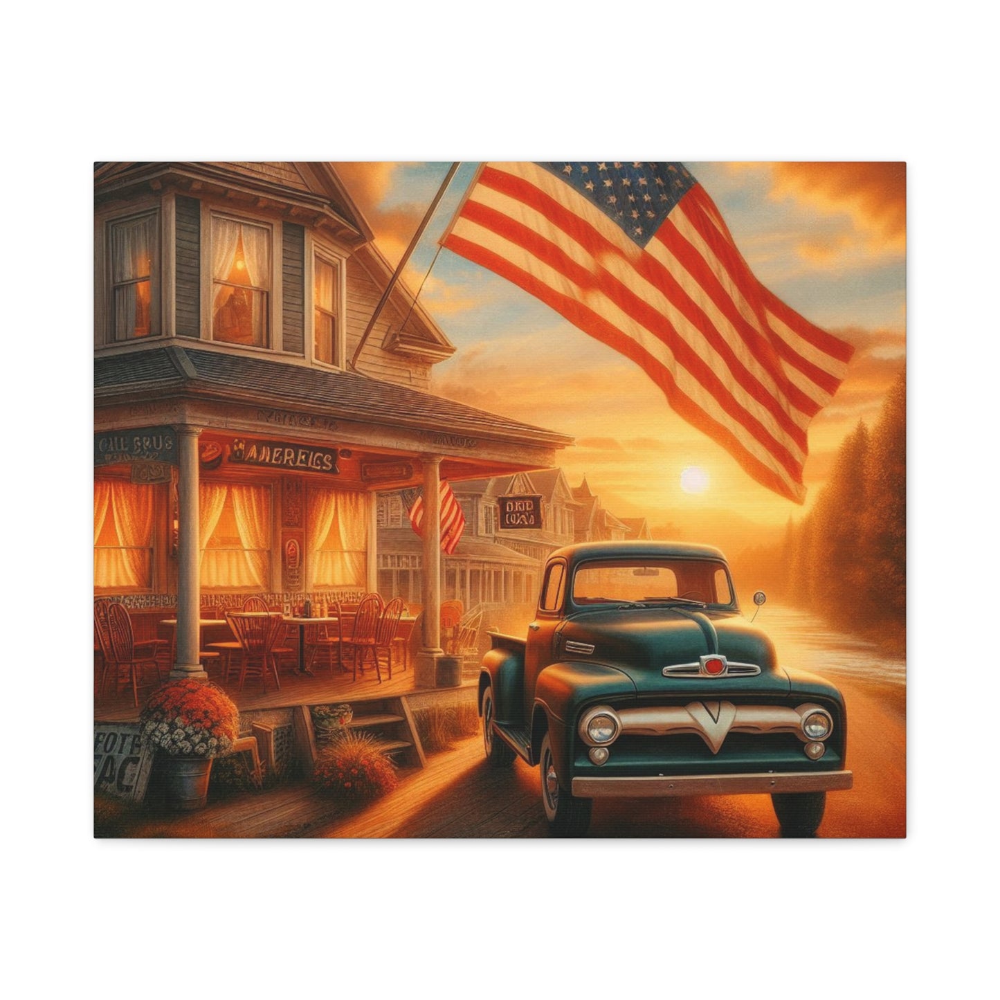 Timeless America Canvas – Classic & Patriotic Wall Art - Back To Stylish