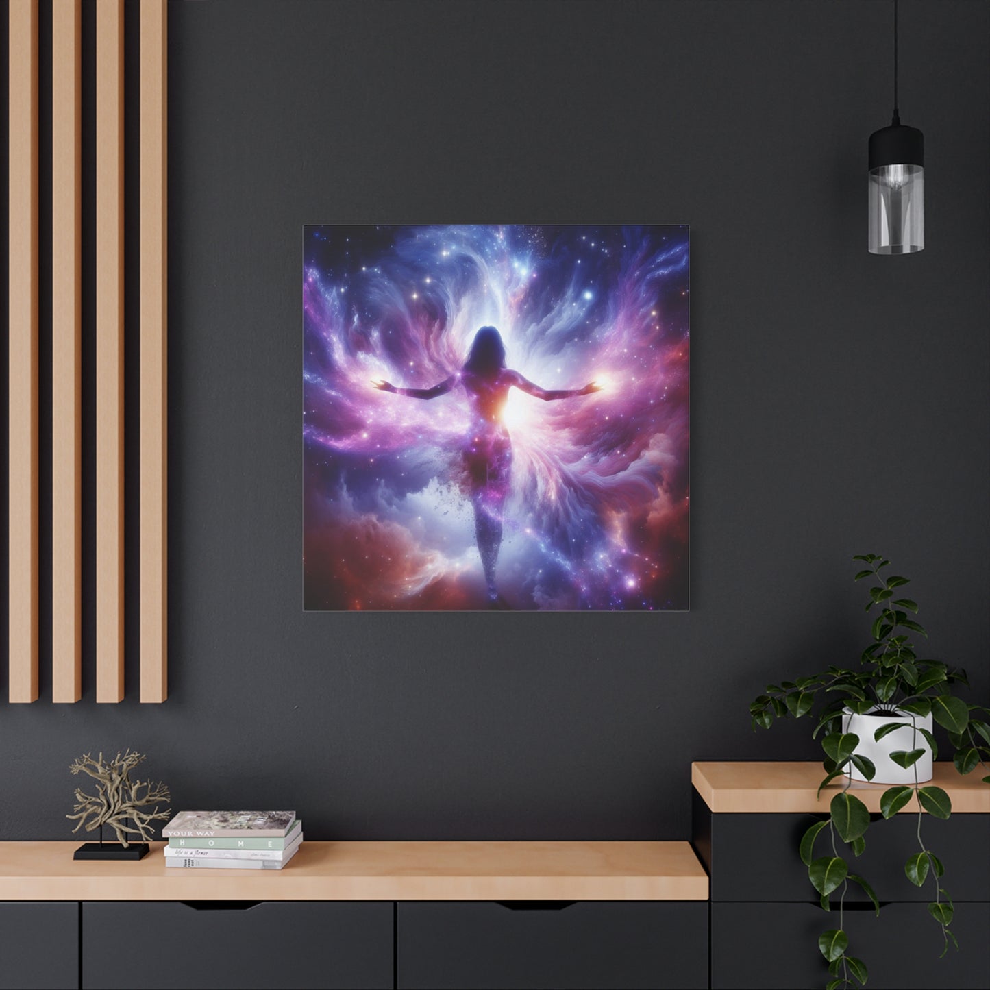 Cosmic Awakening Canvas – Mystical Galaxy Art Wall Decor - Back To Stylish