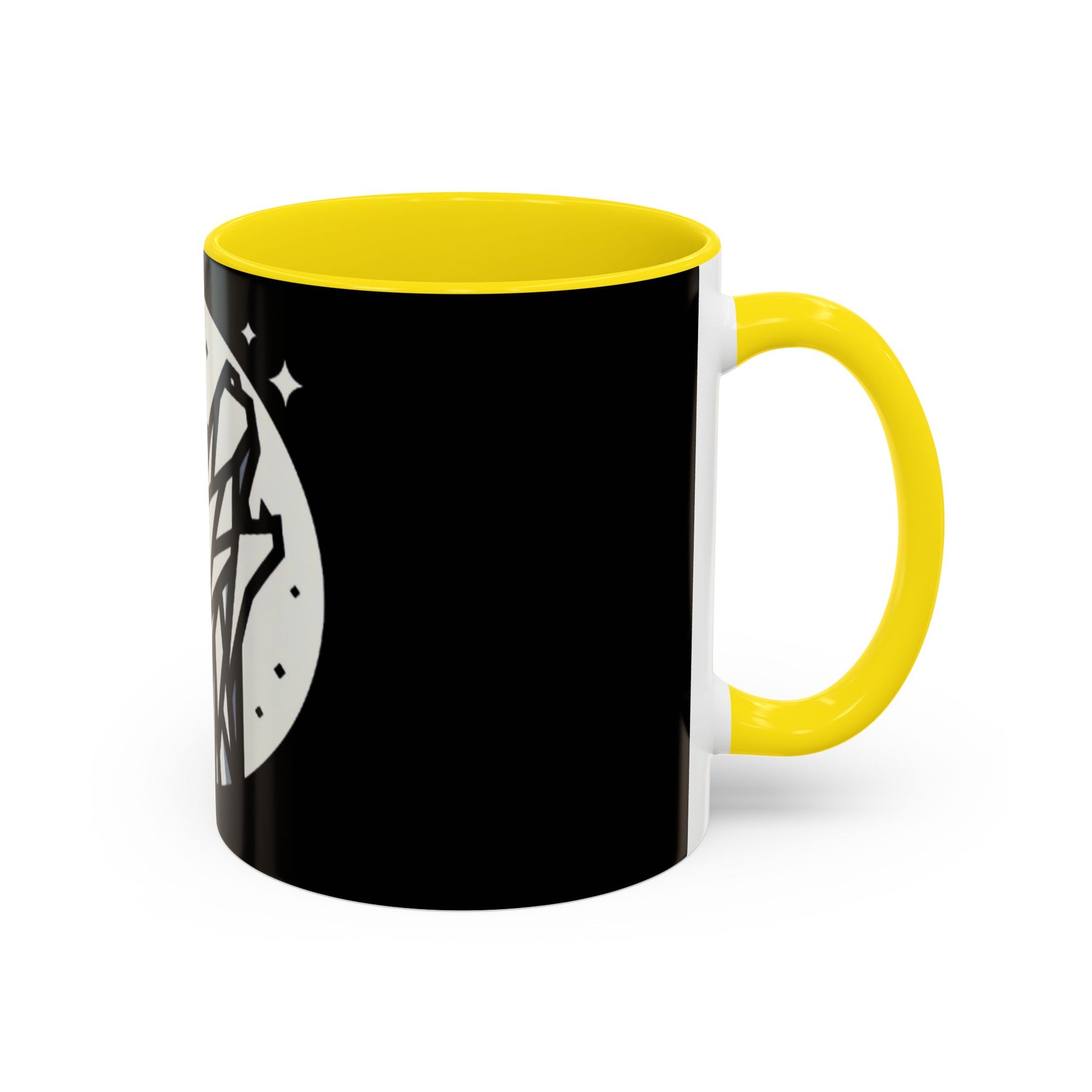 Geometric Howling Wolf Coffee Mug – Wild Spirit Moonlit Design - Back To Stylish