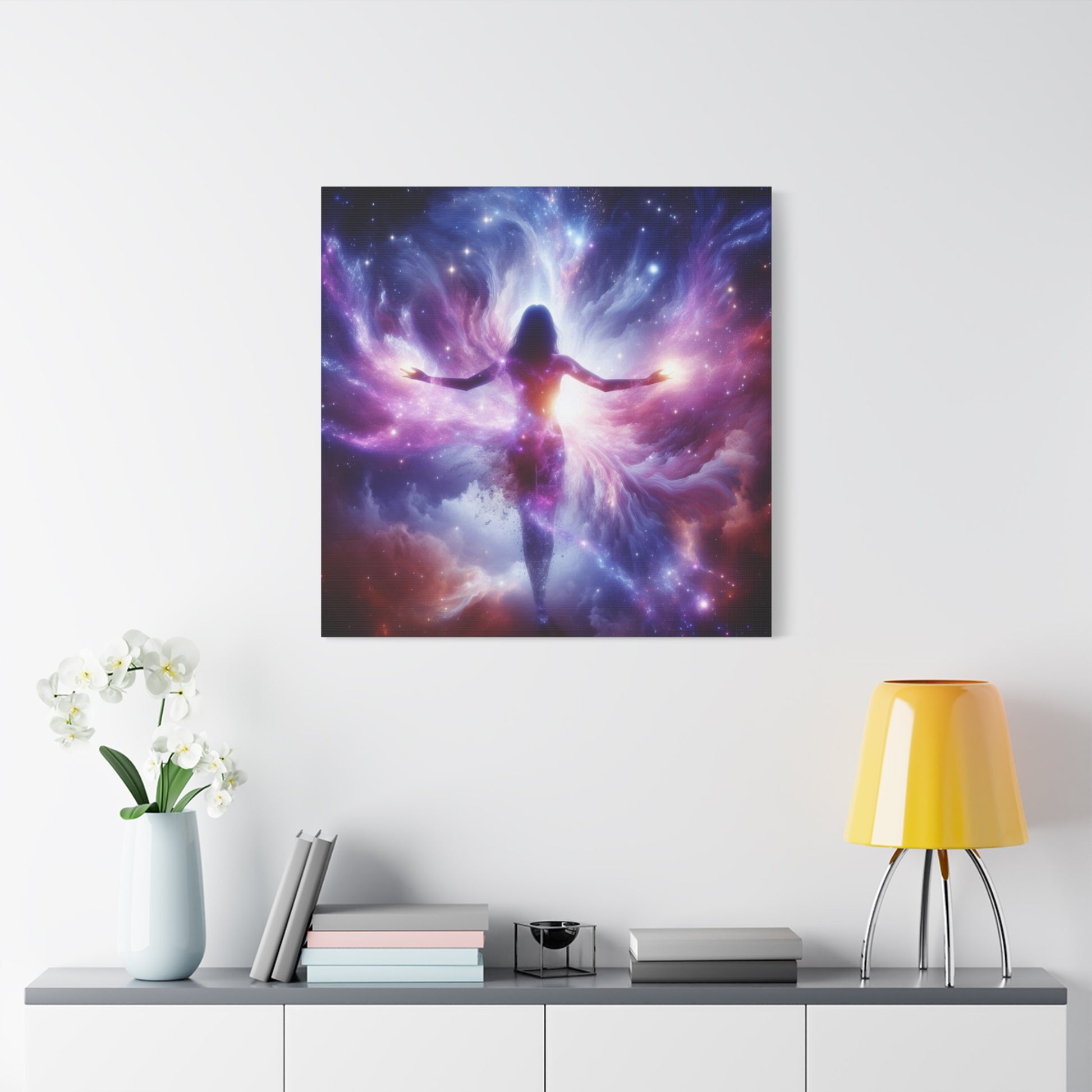 Cosmic Awakening Canvas – Mystical Galaxy Art Wall Decor - Back To Stylish