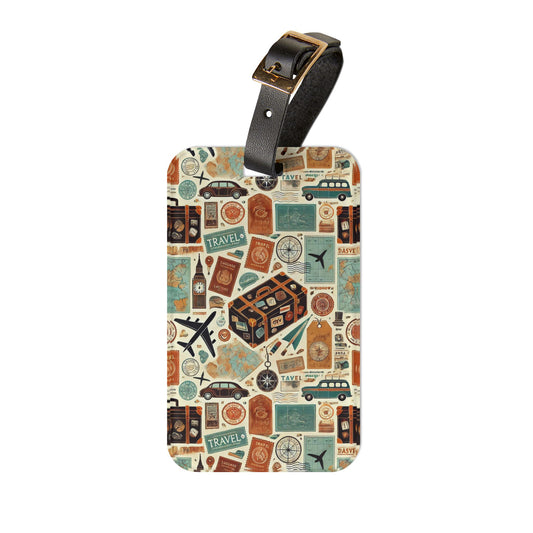 Wanderlust Warriors Luggage Tag – Durable & Adventure-Ready - Back To Stylish