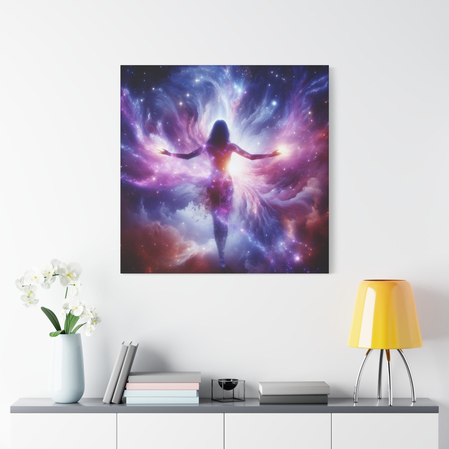 Cosmic Awakening Canvas – Mystical Galaxy Art Wall Decor - Back To Stylish