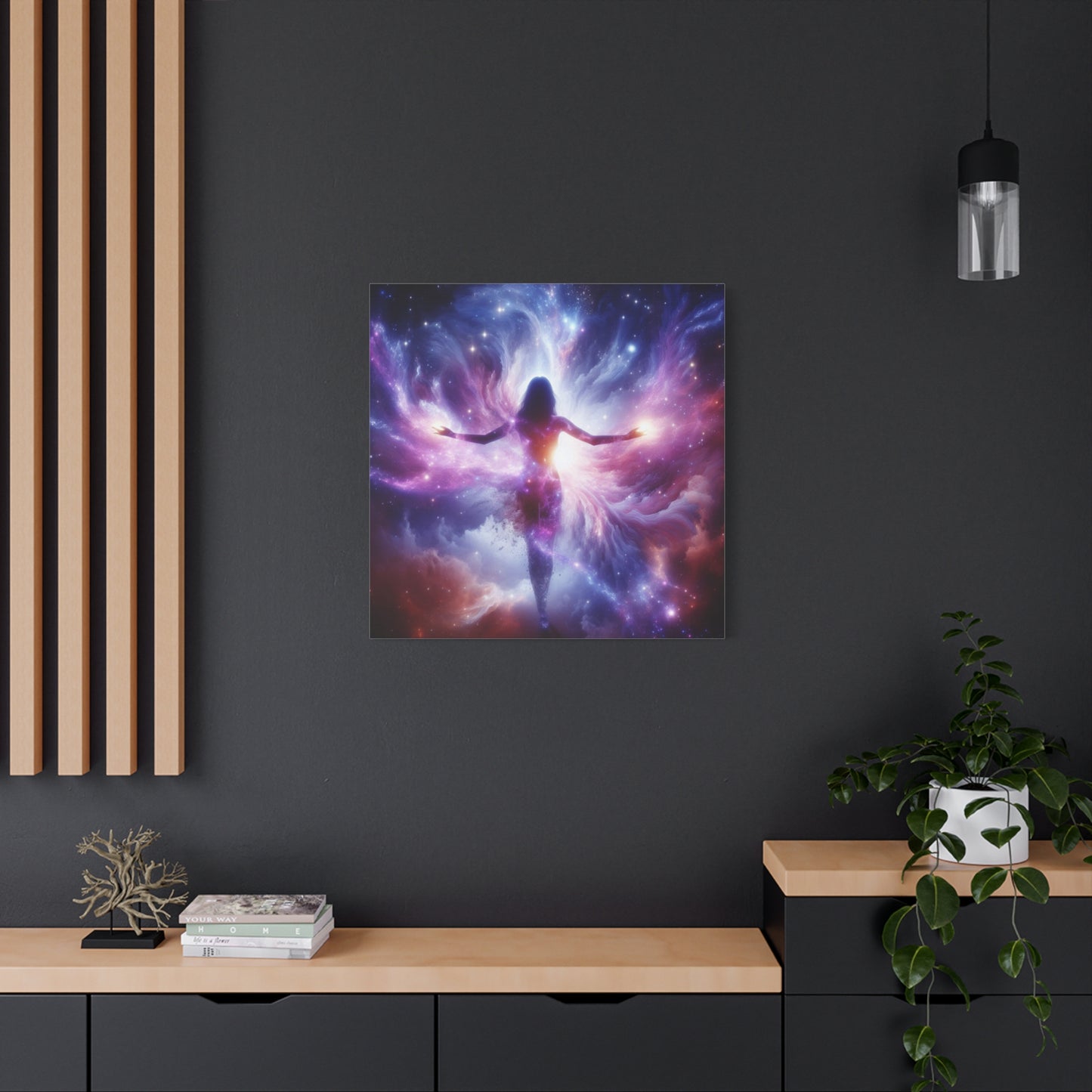 Cosmic Awakening Canvas – Mystical Galaxy Art Wall Decor - Back To Stylish