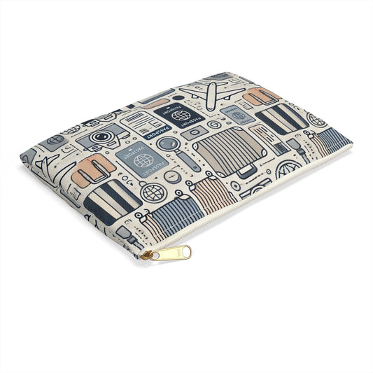 Wanderlust Warriors Accessory Pouch – Travel-Ready & Stylish - Back To Stylish