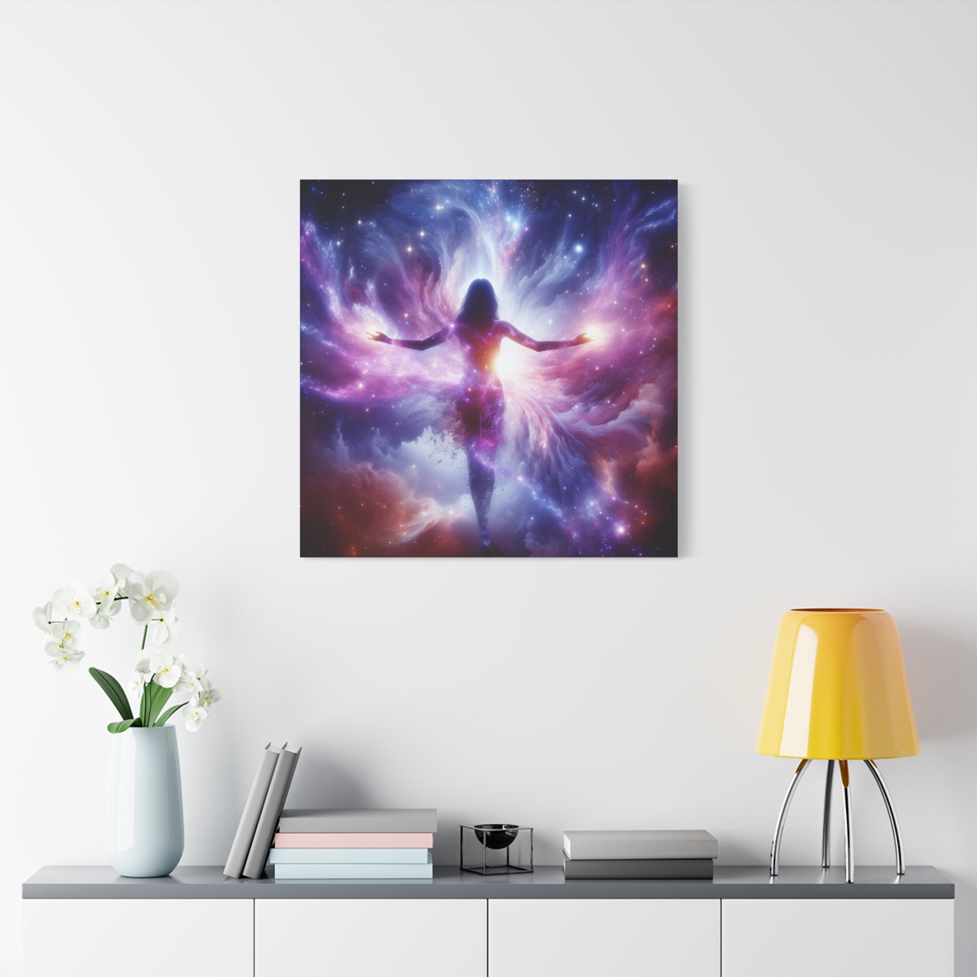 Cosmic Awakening Canvas – Mystical Galaxy Art Wall Decor - Back To Stylish