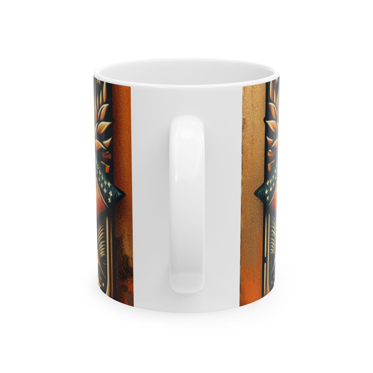 Patriot’s Campfire Mug – Rustic & Durable 11oz / 15oz - Back To Stylish