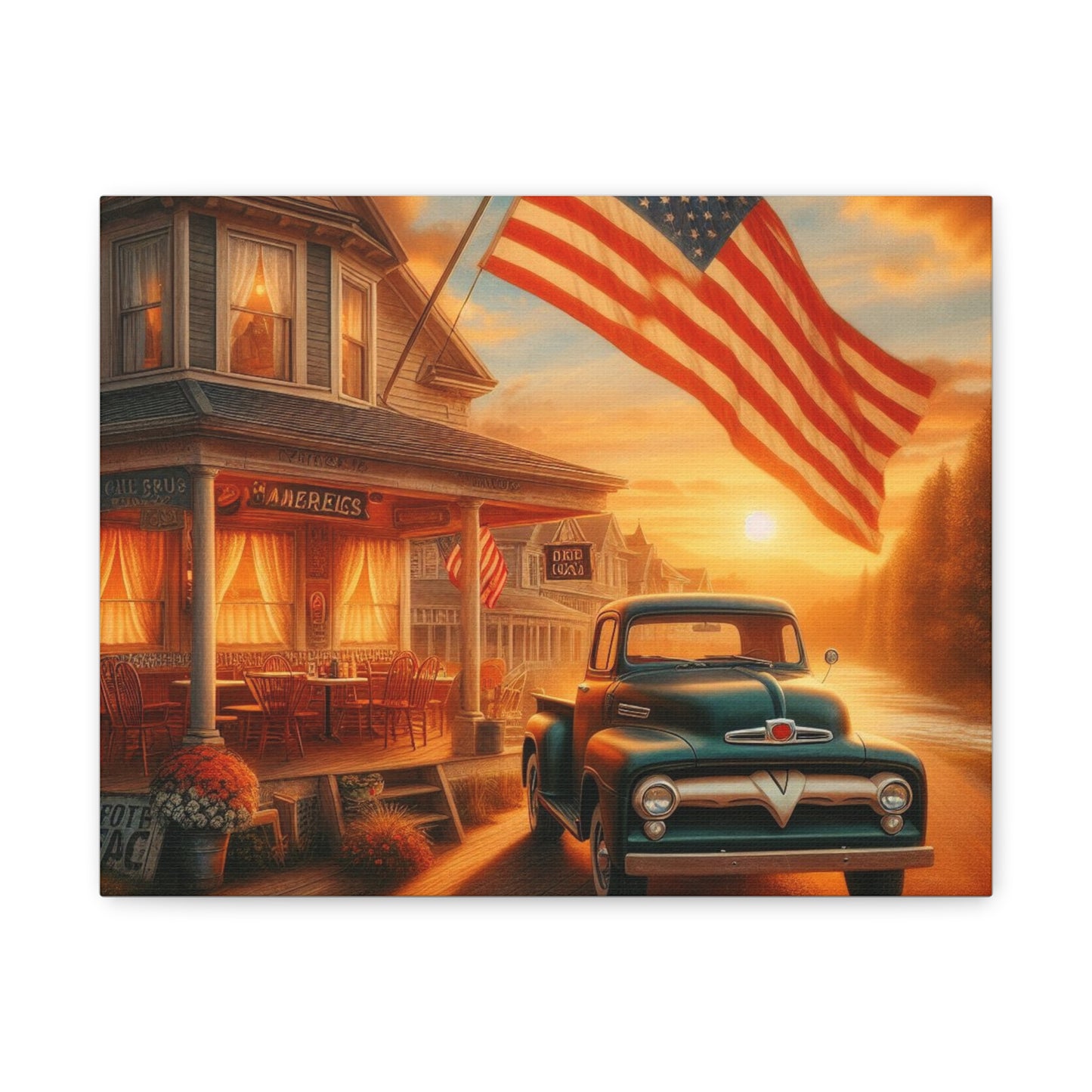 Timeless America Canvas – Classic & Patriotic Wall Art - Back To Stylish