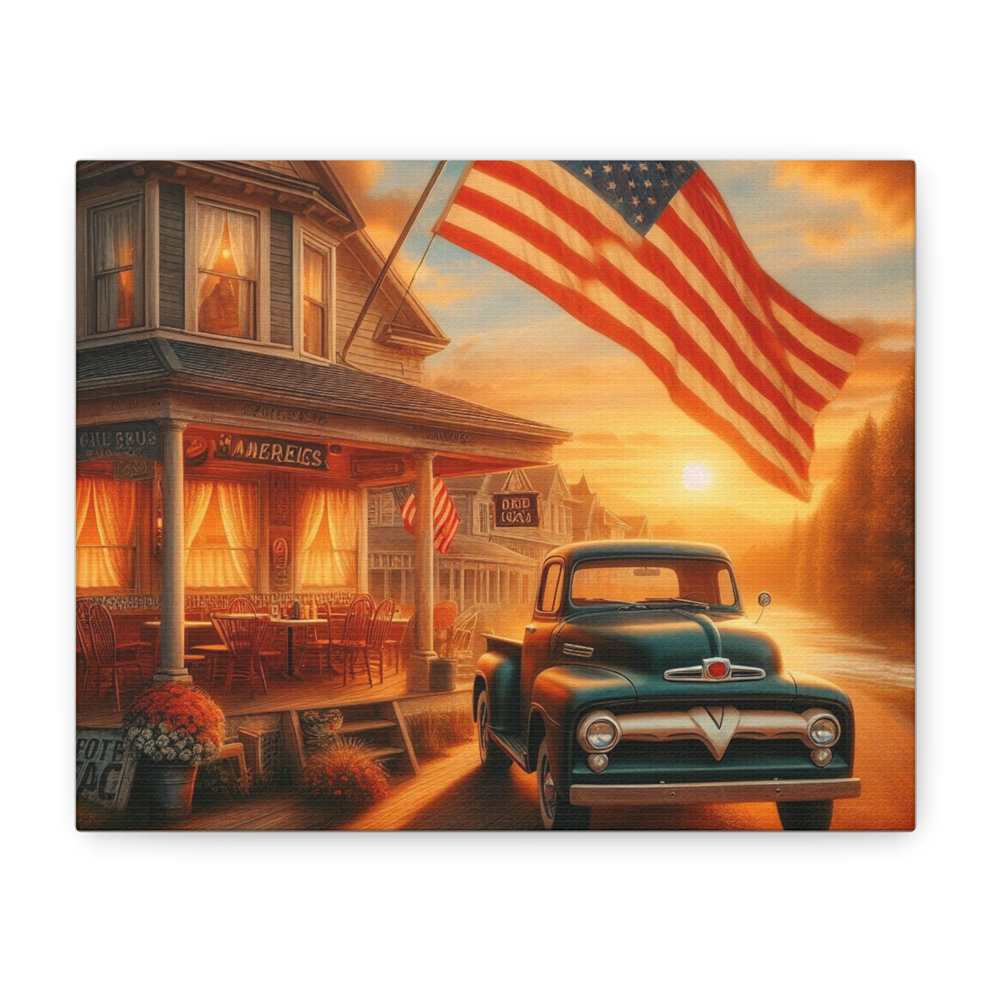 Timeless America Canvas – Classic & Patriotic Wall Art - Back To Stylish