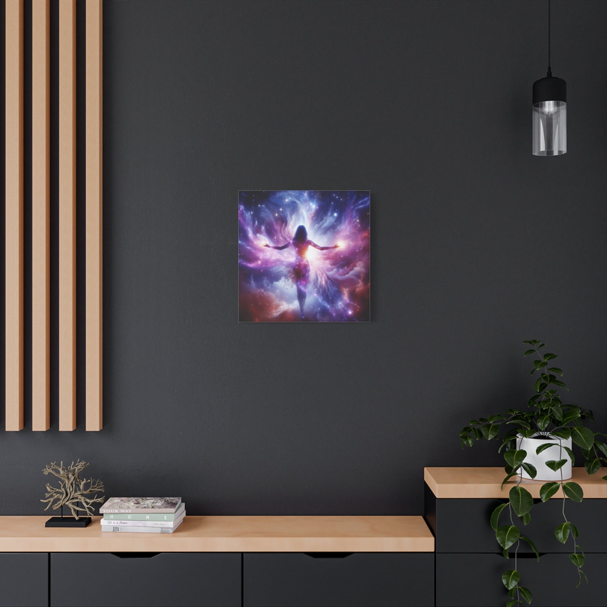 Cosmic Awakening Canvas – Mystical Galaxy Art Wall Decor - Back To Stylish