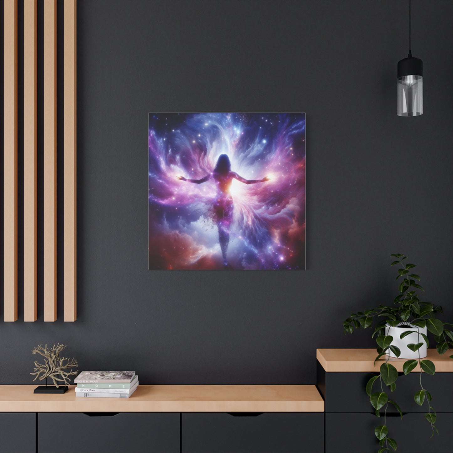 Cosmic Awakening Canvas – Mystical Galaxy Art Wall Decor - Back To Stylish