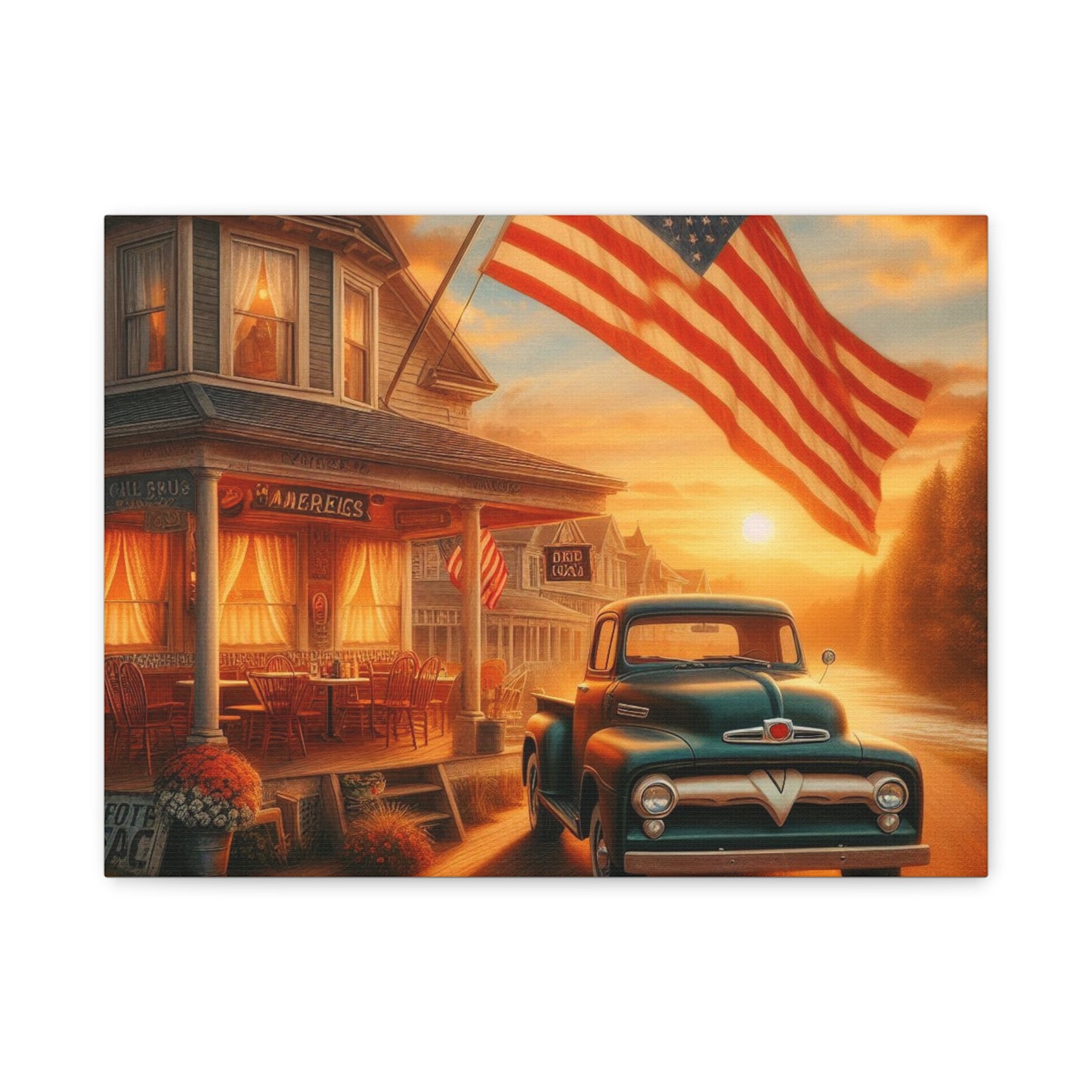 Timeless America Canvas – Classic & Patriotic Wall Art - Back To Stylish