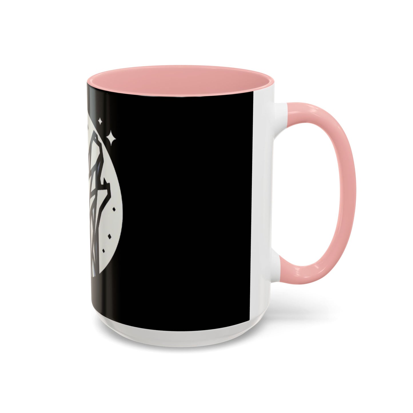 Geometric Howling Wolf Coffee Mug – Wild Spirit Moonlit Design - Back To Stylish